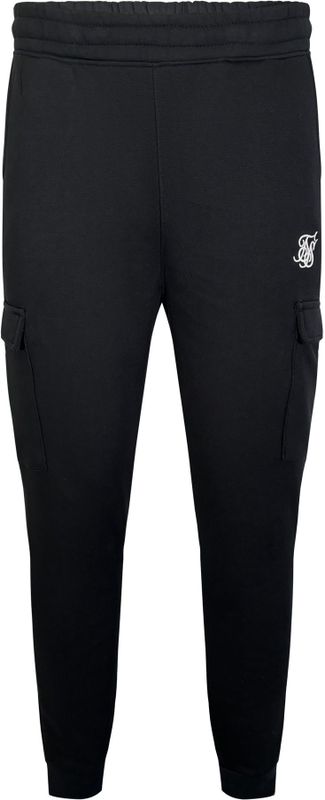 SikSilk - Cargobroek - Zwart - Sweatstof - Tapered