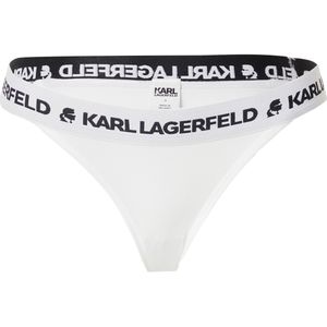 KARL LAGERFELD - Logo Brazilian Slip - Wit