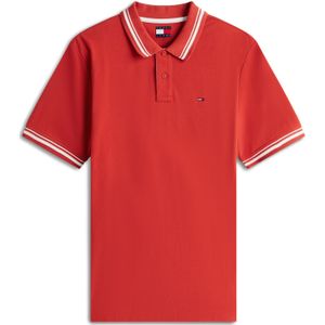 Tommy Jeans Shirt  lichtrood / wit