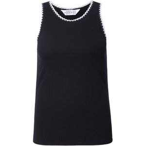 Studio Untold Top  zwart / wit