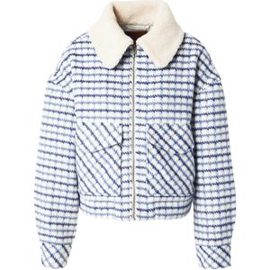 LEVI'S ® Tussenjas 'Shrunken '90s Wool Trucker Jacket'  navy / royal blue/koningsblauw / duifblauw / wit