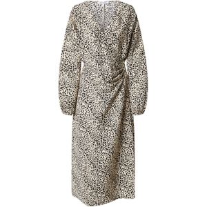 EDITED Jurk 'Grete'  beige / zwart