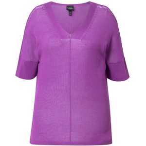 Ulla Popken Trui  donkerlila