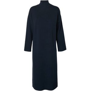 SELECTED Gebreide jurk 'SLFKamma'  navy