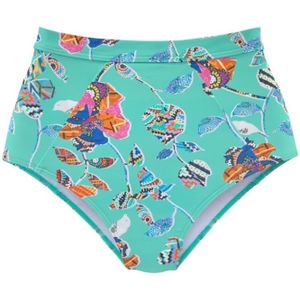 Look - Gedessineerd Bikinibroekje - Turquoise - Microvezel