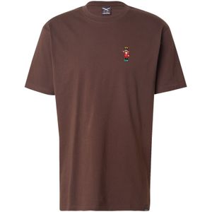 Iriedaily Shirt 'Nutcrax'  donkerbruin / lichtgroen / rood / zwart