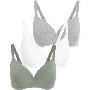 Marks & Spencer BH  grijs / groen / wit
