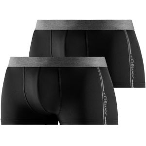 s.Oliver Boxershorts  grijs gemêleerd / zwart