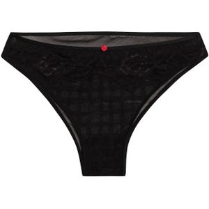 Dagi Slip  rood / zwart