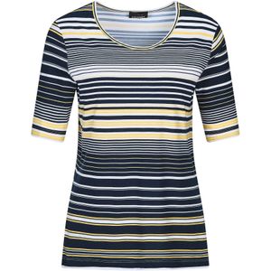 Goldner Shirt  blauw / geel / wit