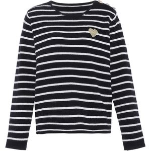 faina Trui  zwart / wit