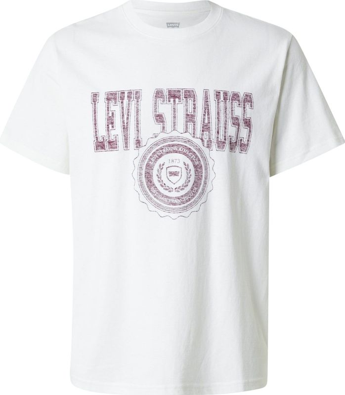 LEVI'S ® Shirt  bordeaux / wit