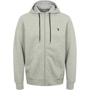 U.S. POLO ASSN. Sweatvest 'Otto'  grijs gemêleerd