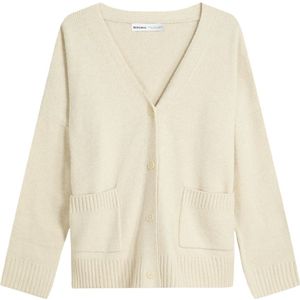 Bershka - Gebreid Vest - Pasteelgeel