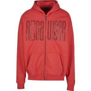 ROCAWEAR Sweatvest 'Chili'  rood