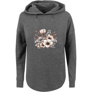 F4NT4STIC Sweatshirt 'Blumenstrauß Boho'  donkergrijs / gemengde kleuren