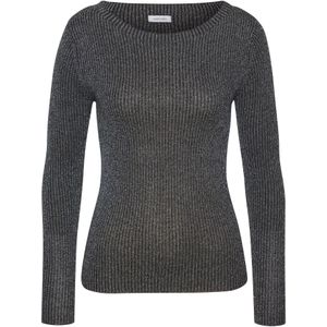 LASCANA Trui  zwart gemêleerd