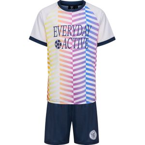 Hummel - Set - Blauw - 2-delig - Shirt en Hose - Kwartmouw - Normale Pasvorm