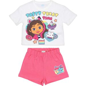 Gabby`s Dollhouse Nachtkledij 'Gabby  & Cakey'  lila / oranje / pink / wit