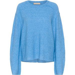 CULTURE Trui 'Calay'  azuur