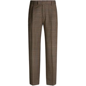 JOOP! Bandplooibroek 'Rennet'  bruin / oranje / zwart