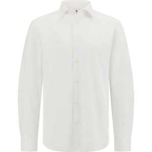 Boggi Milano - Overhemd - Wit - Regular Fit - Lange Mouw