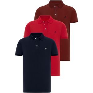 Moxx Paris Shirt  navy / bruin / rood