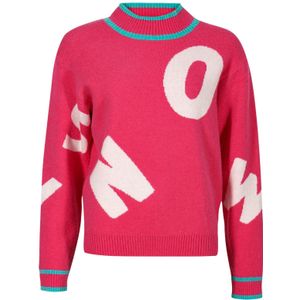 South Beach Trui  turquoise / pink / wit