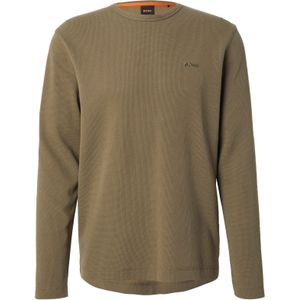 BOSS - T-Shirt - Regular Fit - Blauw - Stretch Katoenmix