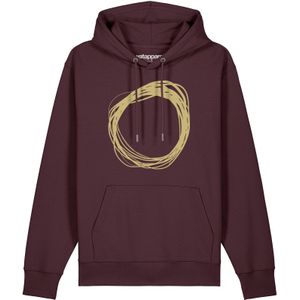 Watapparel Sweatshirt 'Kreis'  geel / donkerrood