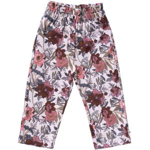 Müsli by GREEN COTTON - Broek - Bruin - Lang/maxi - Regular Fit - Bloemenprint