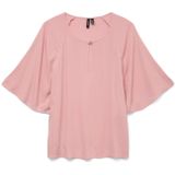 Vmanna - Blouse - O-hals - 3/4 Mouwen - Regular Fit