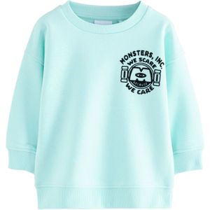 Next Sweatshirt 'Monsters Inc Crew'  azuur / aqua / groen / zwart