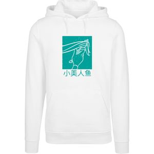 F4NT4STIC Sweatshirt 'Disney Ariel The Little Mermaid Hair Stroke'  jade groen / wit