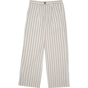 Prohibited Bandplooibroek  crème / geel