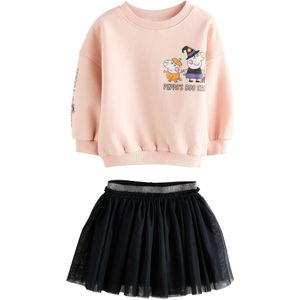 Next Set 'Peppa Wutz'  lila / donkeroranje / poederroze / zwart