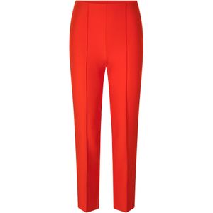 Pantalon - Effen - Gladde Stof - Slimfit - High Waist - 7/8 Lengte