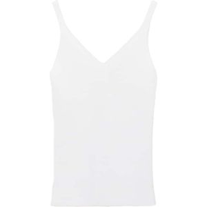 MANGO Gebreide top 'GYM'  ecru