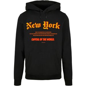 F4NT4STIC Sweatshirt 'New York COTW'  geel / oranje / rood / zwart