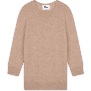 JUST CASHMERE Trui 'Janice'  mokka