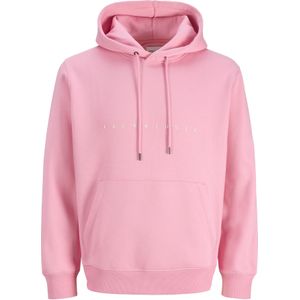 JACK & JONES Sweatshirt 'JJESTAR'  lichtroze / wit