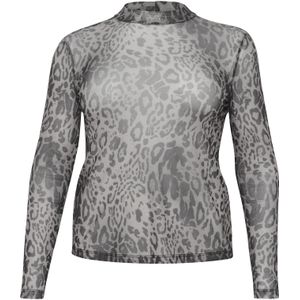 KAFFE CURVE Shirt 'Johanna'  grijs