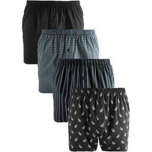 Next Boxershorts  groen / donkergroen / zwart / wit