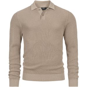 JEFF Trui 'JFTristan'  donkerbeige