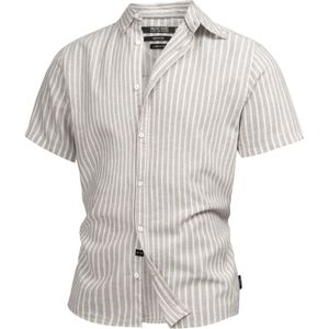 INDICODE JEANS Overhemd 'Bravida'  donkerbeige