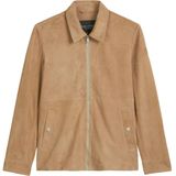 Marc O'Polo - Leren Jack - Wildleer-look - Regular Fit - Puur Geitenleer