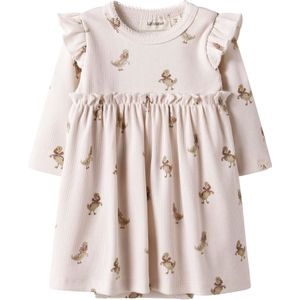 Lil'Atelier Jurk  beige / purper