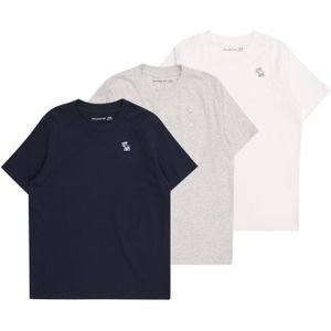 Abercrombie & Fitch Shirt  navy / lichtgrijs / wit