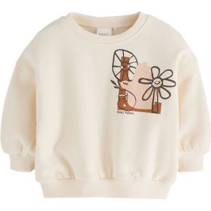 Next Sweatshirt  crème / bruin / donkerbruin / poederroze