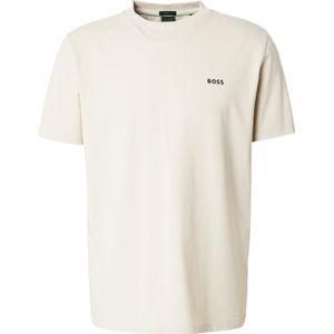 BOSS Shirt  beige / zwart